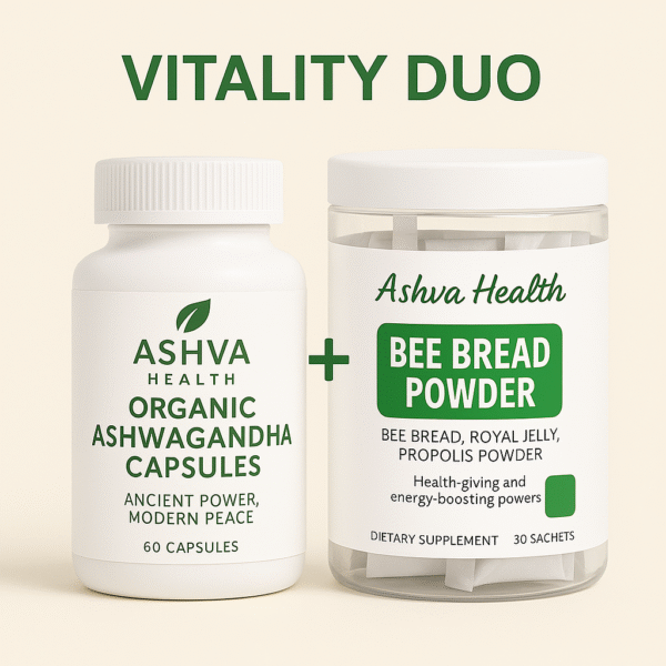 Vitality duo: Ashwagandha +Bee Bread
